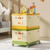 D47-7235 Small building block toy storage box, children's assembly, zero children's items, classified whole storage box, trolley case details Picture